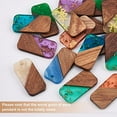 thumbnail image 4 of 176 Pcs Resin Wood Earring Pendants Dangle Rectangle Resin Wood Earring Making Kits with Earring Hooks Jump Rings for Jewelry Making - 8 Styles, 4 of 9