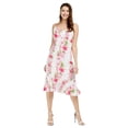 thumbnail image 1 of Hawaii Hangover Robe à Volants Sirène Hawaïenne pour Femmes 2TG Rose Blanc Vigne d'Hibiscus, 1 of 5
