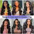 thumbnail image 5 of Wear and Go Glueless Wigs Human Hair 13x4 HD Lace Closure Body Wave 30inch, 5 of 5