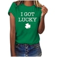 thumbnail image 1 of Chandail de la Saint-Patrick pour Femmes, Saint-Valentin, Imprimé, Hiver, Décontracté, Haut à Motif Floral, Chandails de la Saint-Patrick pour Femmes, 1 of 4