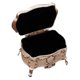 thumbnail image 5 of unbranded Caja De Joyería Vintage En Metal Plateado Ideal Para Y Uso Diario, 5 of 7