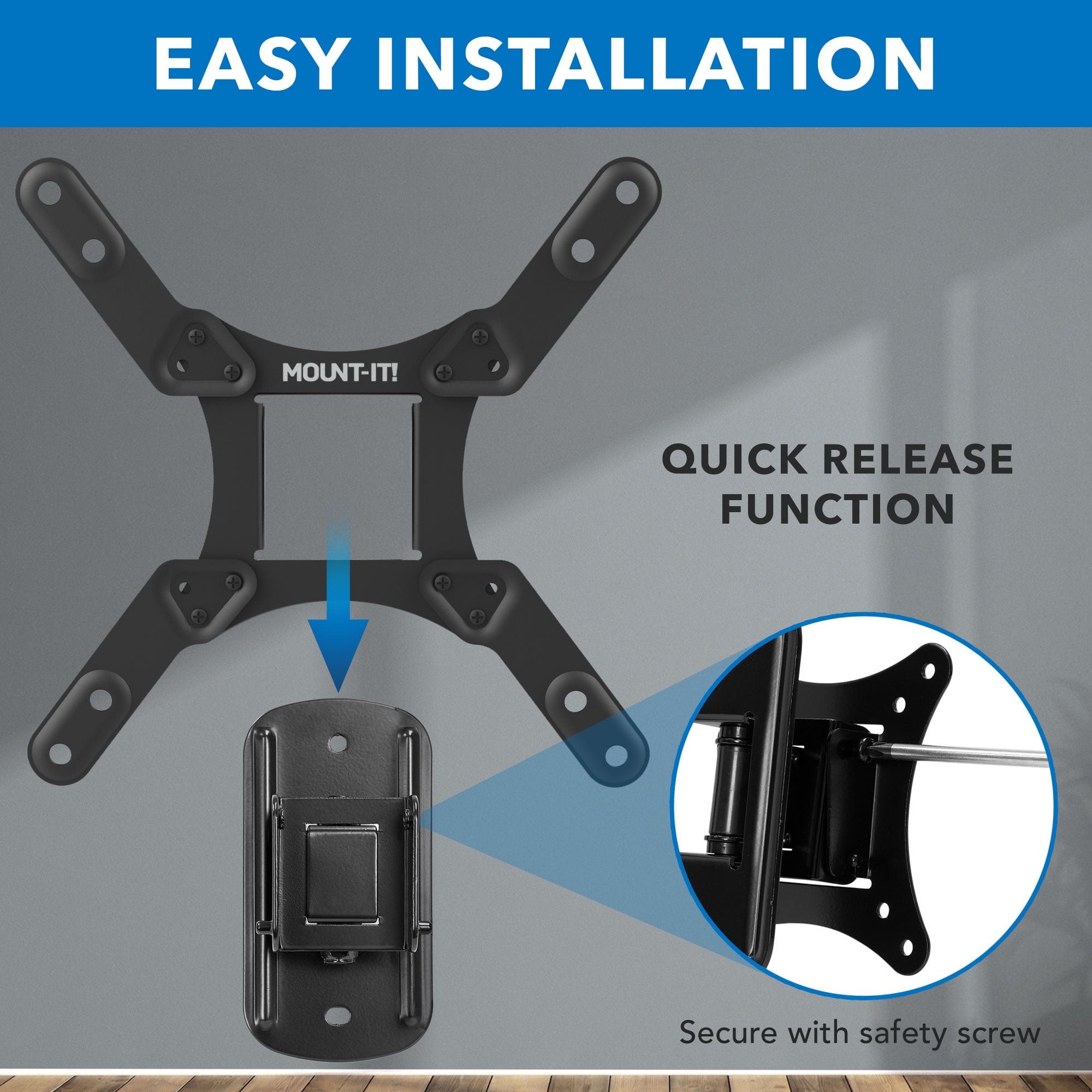 Mount It! Compact Full Motion TV Wall Mount - for TVs up to 50"