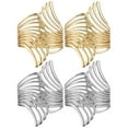 thumbnail image 1 of Miangastore Bracelet à Revers Durable Forme Creuse Bijoux pour Femmes 4 Pcs, 1 of 8
