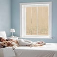 thumbnail image 4 of Khaki Solid Color Window Privacy Film, Aesthetics Contemporary Luxury Static Cling UV Sun Blocking Tint Film Heat Control Windows Films for Bedroom Bathroom, Window Stickers 17.7"x39.3", 4 of 8