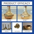 thumbnail image 4 of Virelaxpo 50ml Brass Cleaner and Polisher for Metal Hardware and Decor Items - Gentle Formula for Easy Tarnish Removal and Daily Care, 4 of 9