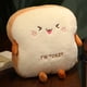 thumbnail image 3 of Naiovety Almohada de pan tostado de felpa, comida suave Kawaii, calentador de manos, decoración, cojín para dormir, sofá, juguetes para Suministros térmicos Lindo, 3 of 6
