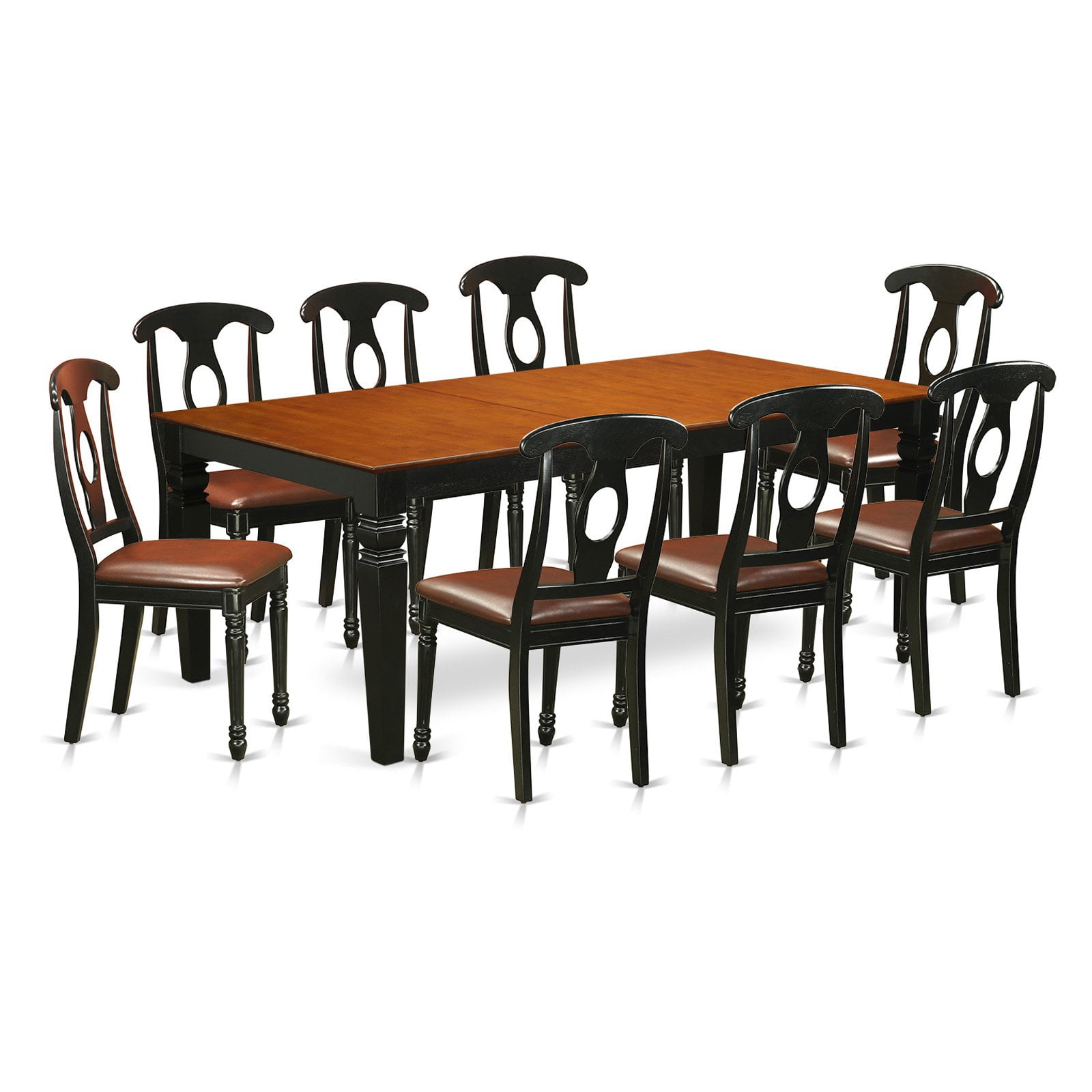 Kitchen Table Set With A Dining Table And Kitchen ChairsFinishBlack