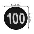 thumbnail image 2 of Homoyoyo 50Sheets Pegatinas Negras Numeradas Para Codificación Y Clasificación En Oficina Y Manualidades, 2 of 6