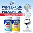 thumbnail image 5 of Lysol Disinfectant Wipes Bundle, Multi-Surface Antibacterial Cleaning Wipes, For Disinfecting & Cleaning, contains x2 Lemon & Lime Blossom (95ct) and x2 Crisp Linen (95ct), 5 of 8