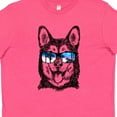 thumbnail image 4 of Inktastic Siberian Husky Sketch Portrait with Sunglasses Youth T-Shirt, 4 of 5