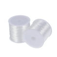 thumbnail image 3 of HONMEET 2 Rolls Elastic Thread Crystal Cord White for Simple Design Jewelry Making, 3 of 5