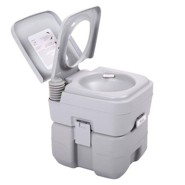 Ktaxon Portable Camping Toilet, 5 Gallon Capacity Leak Proof Compact