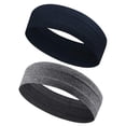 thumbnail image 2 of Deportes Yoga Banda para el sudor Unisex Elástico Gimnasio Ciclismo Seguridad Ndcxsfigh Banda para el cabello (Negro), 2 of 4