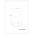 thumbnail image 4 of Simpli Home Orson Saddle Counter Height Stool (Set of 2) in Natural, 4 of 12