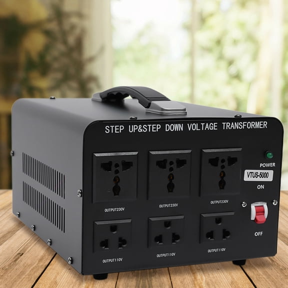 Mkyiongou 5KW Voltage Converter Step Up/Down 110V-120V to 220V-240V Transformer Heavy Duty