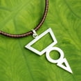 thumbnail image 3 of NOVICA Men's sterling silver pendant necklace, 'Spearhead Geometry', 3 of 6