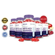 (5 Pack) Bio Lyfe Keto ACV Gummies 1000MG Dietary Supplement 300 Gummys