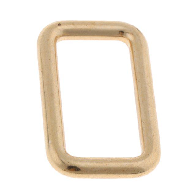 Hebilla rectangular de latón Metal Sólido Latón Rectángulo Hebilla Correa Correa Bolso Cinturón Bucle Anillo 20mm 20mm Magideal Hebilla rectangular de latón