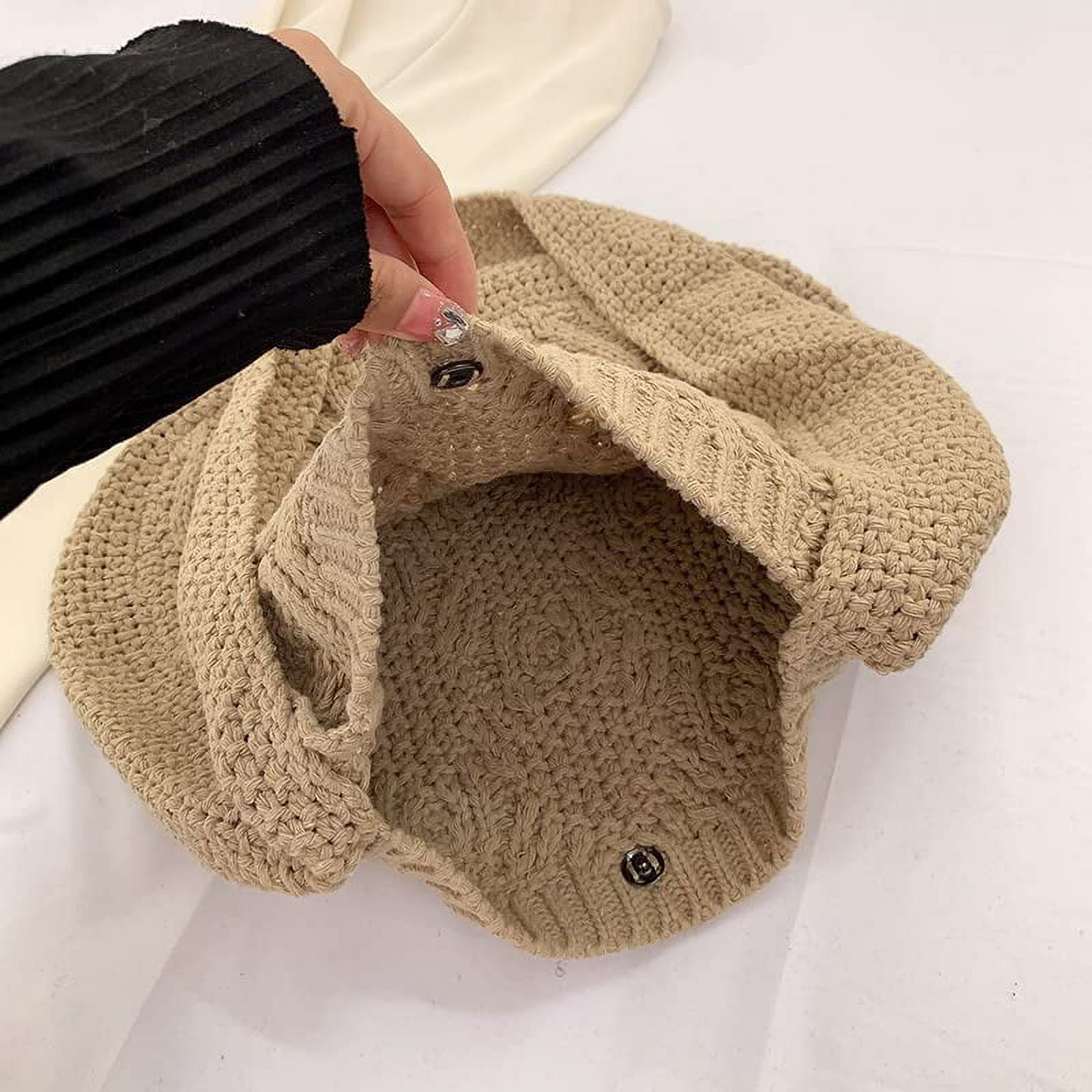 Women's Crochet Tote Bag Knitted Shoulder Crossbody Handbags Aesthetic Shopping Bag Cute Purses Crocheted Hobo Bag