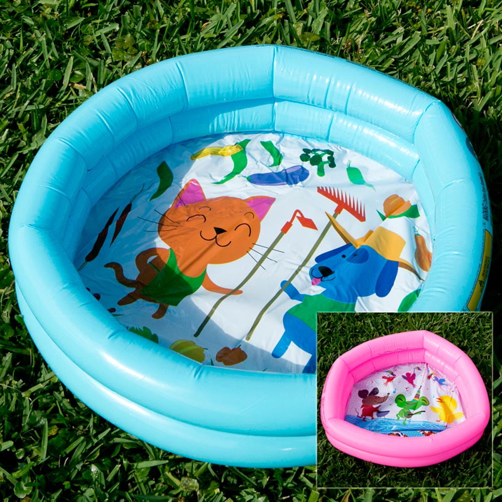 2 ring inflatable pool