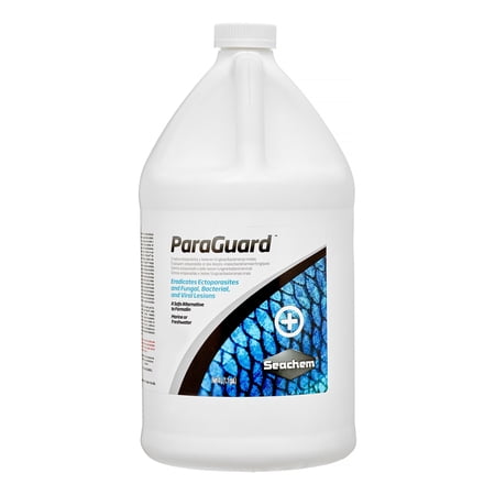 Seachem ParaGuard Bacterial & Fungal Infections Fish & Aquatic Supplement, 135.2 Oz