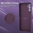 thumbnail image 4 of Samsung Galaxy A14 5G Case Card Holder Silicone Slot Wallet Soft Cover Shockproof Anti Scratch Microfiber Lining Full Body Protection Shell -Purple, 4 of 6