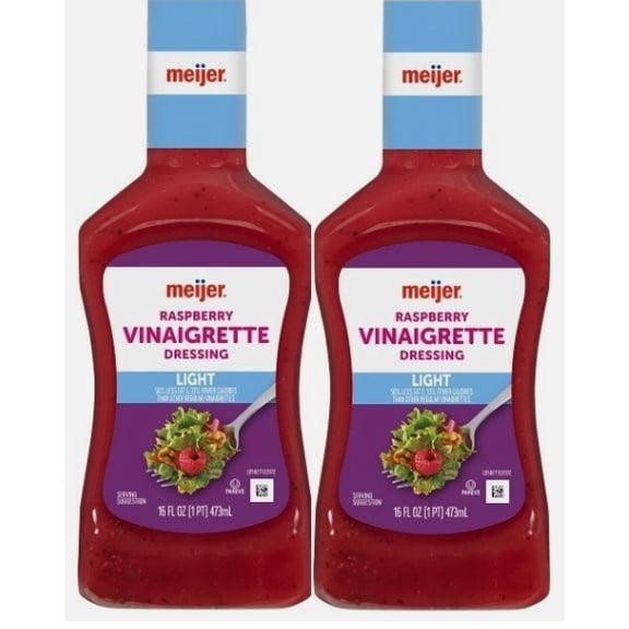 Light Raspberry Vinaigrette 2 Bottles 16 Oz