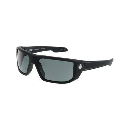 Spy Men's Polarized Mccoy 673012973864 Black Rectangle Sunglasses