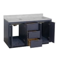 thumbnail image 4 of Stockholm 60" Double Bathroom Vanity with Marine Gray Cabinet and Engineered Marble Top, 4 of 7