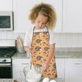 thumbnail image 3 of Cute Hedgehog Mushroom Kids Aprons for Girls and Boys,Adjustable Neck Strap Toddler Aprons for Kids Cooking Baking, 3 of 3