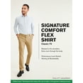 thumbnail image 4 of Dockers Men's Big & Tall Signature Comfort Flex Long Sleeve Shirt, 4 of 5