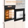 thumbnail image 4 of Stainless Steel 24 Inch Built-in Single Wall Convection Oven, TFT Touchscreen Rotisserie Electric Oven, 4 of 6