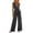 Dark Gray, variant on Tqcoqu Wide Leg Jumpsuits for Women,Summer Sleeveless V Neck Wide Leg Rompers Dressy,Belted Adjustable Waist Outfits,Army Green Women's S-XXL