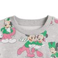 thumbnail image 3 of Mickey and Minnie Mouse Ice Skating Junior's Graphic Print Sweathirt Size Large, 3 of 4