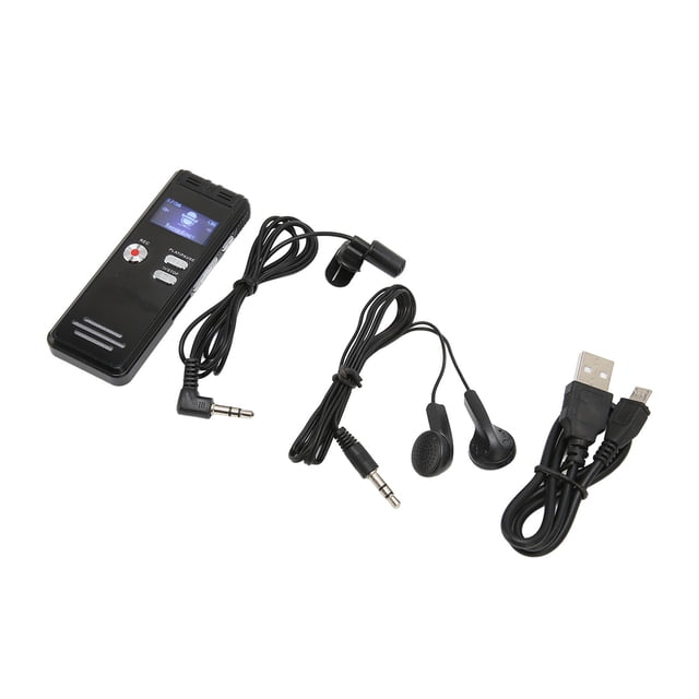 Grabadora de voz Digital de 8GB, dispositivo portátil de grabación de voz pequeña con reducción de ruido para conferencias, reuniones y entrevistas