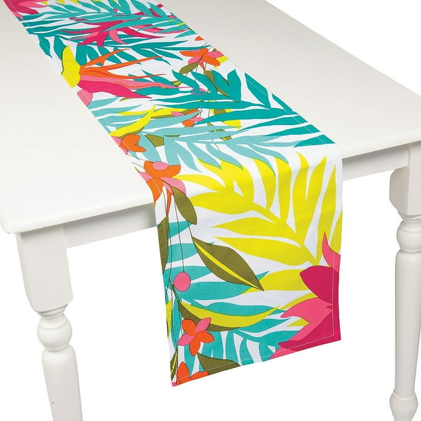 Tropical Print Table Runner Home Decor 1 Piece