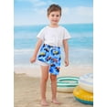 thumbnail image 2 of Aideaone Boys Swim Trunks with Mesh Liner Quick Dry Toddler Boy Swim Shorts Kids Bathing Suit with Boxer 4-12Y, 2 of 6