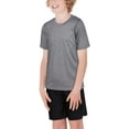 thumbnail image 3 of Black Bear Boys’ Athletic T-Shirt – 4 Pack Active Performance Dry-Fit Sports Tee (Sizes: 4-18), 3 of 6