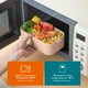 thumbnail image 4 of Ganfancp Fiambrera Bento Compartimentada con Cubiertos Fiambrera de Plástico Microondable para El Trabajo Fiambreras Light Diet Weight Loss Ofertas Del Día 1* Fiambrera, 4 of 6