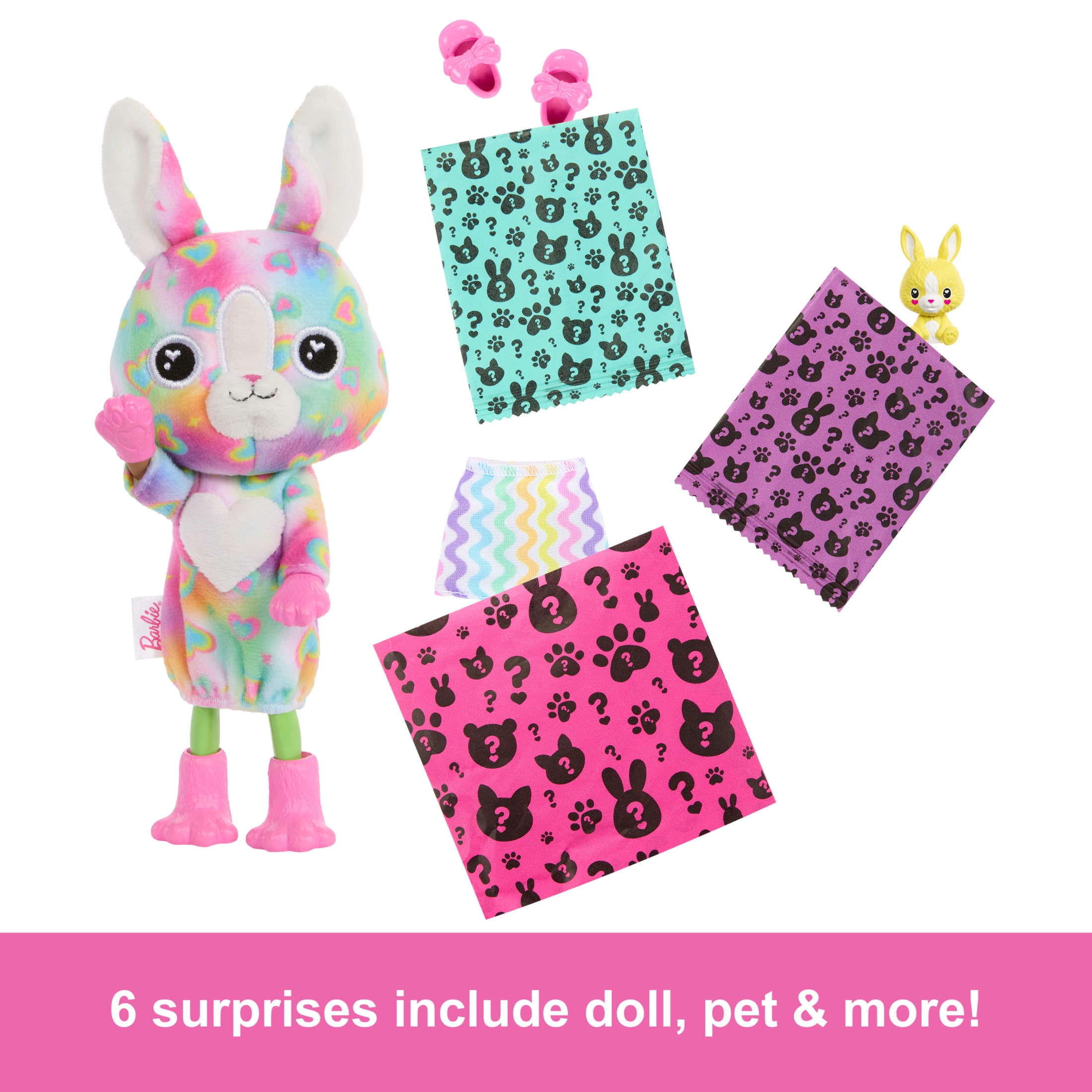 Barbie Chelsea Cutie Reveal Color Dream Series Small Doll & Accessories (Styles May Vary)  (图5)
