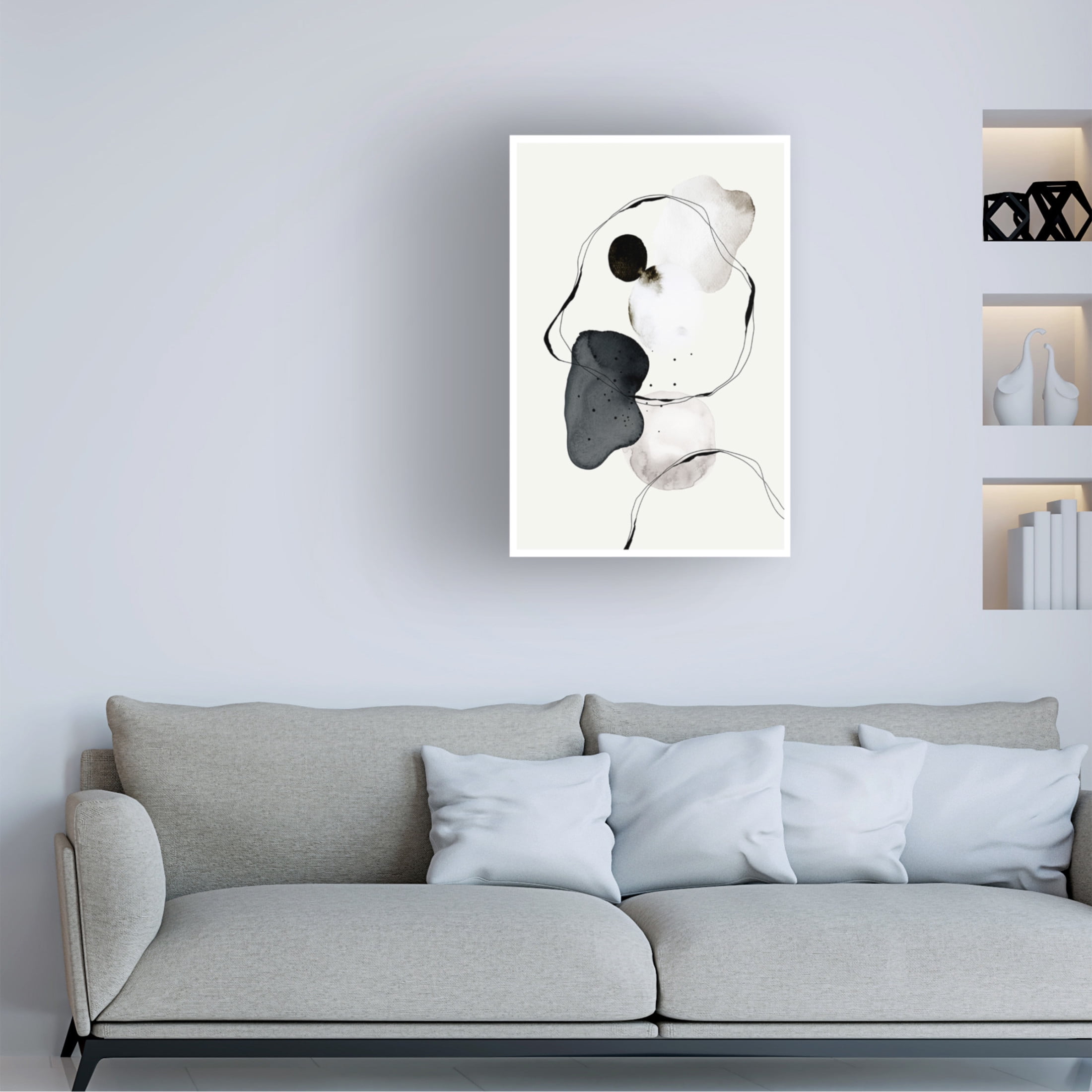 Trademark Fine Art THE MIUUS STUDIO Abstract World no1 Canvas Wall Art