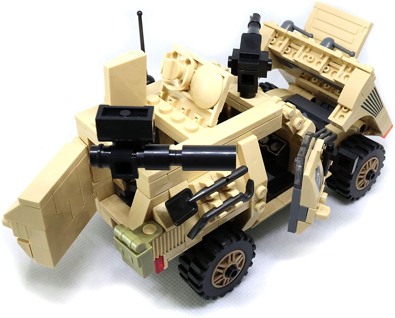 New 451Pcs Military Series VBL Wheeled Armored Vehicle Building Blocks Brick Toy 