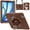 Chocolate, variant on Zenrich Ripple Case for iPad Air 11 (M3) 2025/ iPad Air 6th Generation (M2) 11-inch 2024, 360° Rotating Kickstand with Hand Strap, Shoulder Strap, Screen Protector, Rugged Shockproof Cover-Black