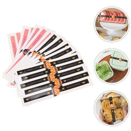 CIMAXIC home bakery essentials cake packaging sealing stickers oil resistant multi 200Pack