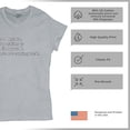 thumbnail image 4 of Tee Hunt Dear Algebra Stop Asking Us to Find Your X T-Shirt Funny Women's T-Shirt Tee, Gray, XX-Large, 4 of 5