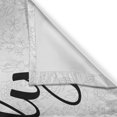 thumbnail image 3 of Ambesonne Family Kitchen Curtains, Happiness Phrase, 55"x39", Black Grey, 3 of 3
