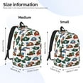 thumbnail image 2 of Disketp Pirate Hats Canvas Backpack Lightweight Travel Daypack Student Rucksack Laptop Backpack-Small, 2 of 5