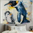 thumbnail image 2 of Orinice Penguinling Birds Tapestry Wall Hanging Unique Style Graphic Tapestries for Home Decor in Living Room Bedroom Apartment Farmhouse Dorm 40x30inch, 2 of 6