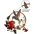 thumbnail image 2 of Metal Bird Silhouette, Metal Round Wall Decoration Wall Sticker for Living Room Bedroom Office, Yellow, 2 of 5