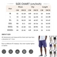 thumbnail image 2 of Homeyce Men's Cargo Shorts Multi-Pocket Elastic Waist Shorts Drawstring Ripstop Straight Leg Camo Cargo Pants Outdoor Casual Workout Lightweight Outfit,Brown XL, 2 of 4